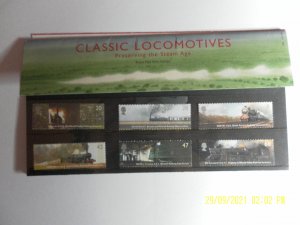GB 2004 Classic Locomotives set , SG 2417/22 - Presentation Pack , MINT