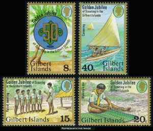 Gilbert Islands Scott 308-311 Mint never hinged.