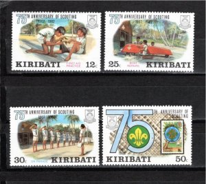 Kiribati 1982 MNH Sc 410-413