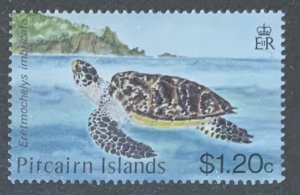 PITCAIRN ISLANDS 1986 HAWKSBILL TURTLE SG284 UNMOUNTED  MINT