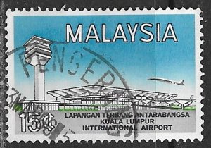 Malaysia ~ Scott # 18 ~ Used ~ International Airport