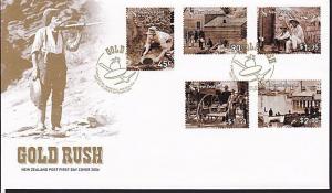 NEW ZEALAND 2006 Gold Rush  FDC.............................................9373