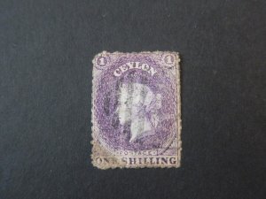 Ceylon 1863 Sc 57 set FU