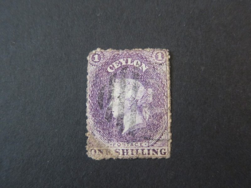 Ceylon 1863 Sc 57 set FU
