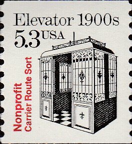 # 2254 MINT NEVER HINGED ( MNH ) 1900''S ELEVATOR'