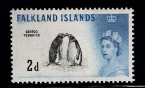 Falkland  Islands Scott 130 MNH** 1960 QE2 Penguin Bird stamp