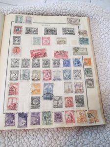 VEGAS - Battered 1928 Scott Album - OLD Stamps Incl China  >160 Photos! FE604