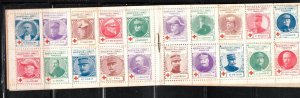 FRANCE Complete Booklet -20 Poster Stamps Woman's Association - Scarce