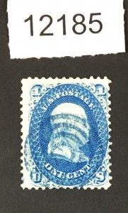 MOMEN: US STAMPS # 63 BLUE CANCEL USED LOT #12185