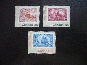 Stamps - Canada - Scott# 909,911,913 - Used Part Set of 3 Stamps