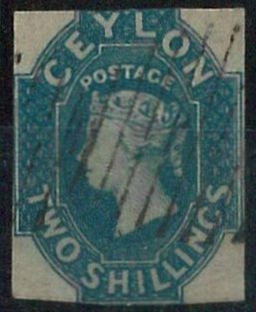 70362 - CEYLON - STAMPS: Stanley Gibbons #  12 - VERY Finely Used !