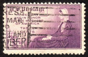 1934, US 3c, Mothers of America Issue, Used, Sc 737