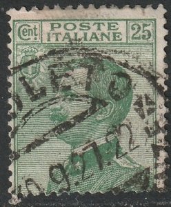 Italy 1927 Sc 101 used Spoleto cancel