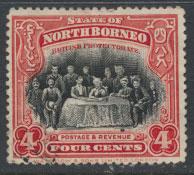 North Borneo  SG 164 SC# 140 Used   perf 14 x 14 see scan & details