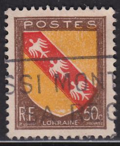 France 564 Lorraine Coat of Arms 1946