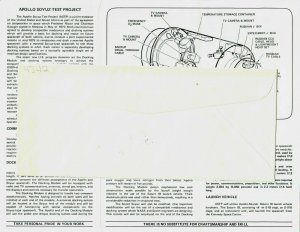 AZ50b Russia 1975  Apollo Soyuz Cover & Pamphlet Scott # 4342 S/S