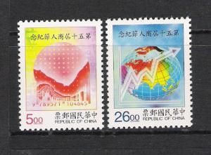 China, Republic #3092-3093 Merchant's Day MNH