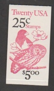 U.S. Scott #2285b Owl & Bird Stamp - Mint NH Booklet
