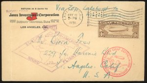 U.S. #C14 USED ON COVER