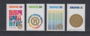 Singapore Scott #167-170 MH