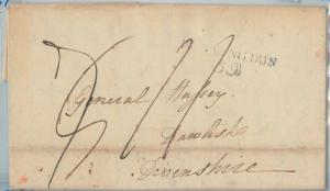 72454 - GREAT BRITAIN - POSTAL HISTORY Prephilatelic cover: RAMSEY  1806