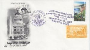 2000 California Sesquicentennial Pictorial Napa CA Artcraft