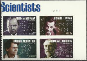 # 3906-3909 MINT NEVER HINGED AMERICAN SCIENTISTS