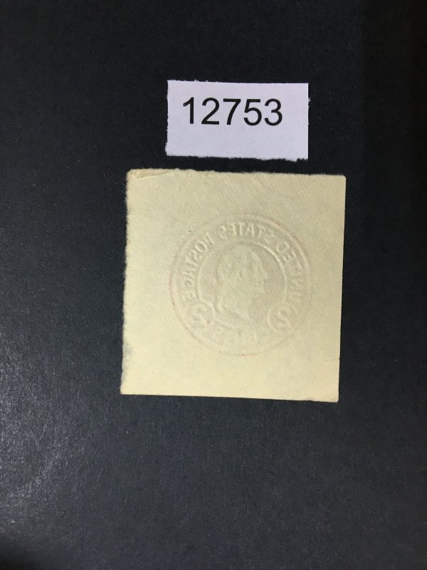 US STAMPS # U430 CUT SQUARES POSTAL STATIONERY UNUSED NO GUM CAT. $ LOT #12753