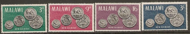 Malawi 1965 Scott 22-25 1st Coinage of Malawi MNH