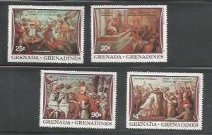 GREN. GRENADINES - 1981 - Bible Stories - Perf 4v Set - Mint Never Hinged