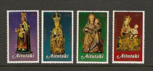 Aitutaki Scott #271-274  MNH  Scott CV $4.60