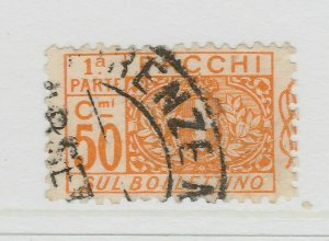 A8P25F90 Italy 1914-22 Parcel Post Stamp 50c used