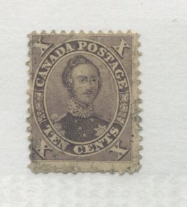 1859 QV 10 cents violet Prince Albert used