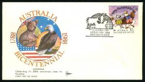 #2370 Australia Bicentennial  - Gill Craft Cachet  MG