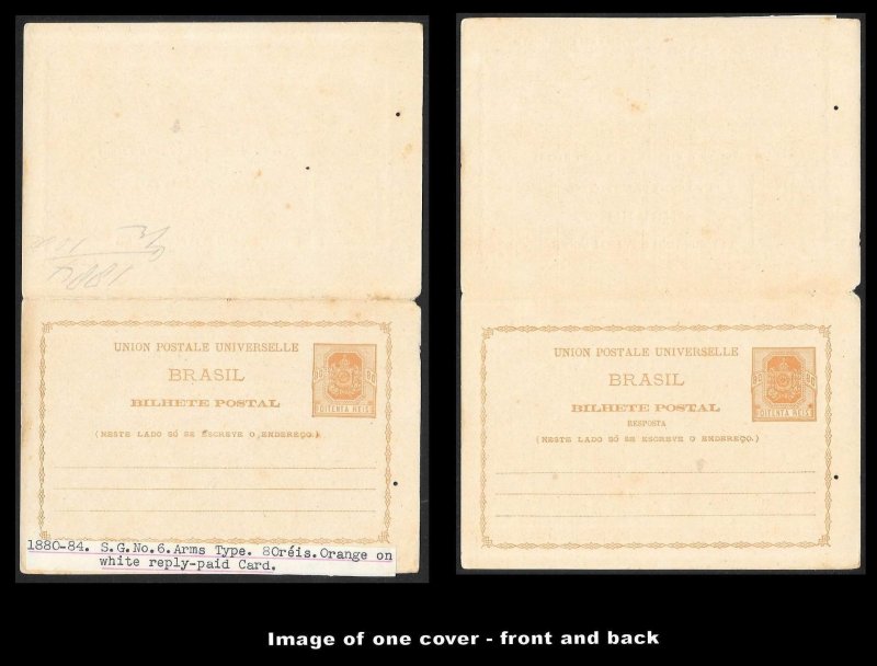 BRAZIL (115+ Pcs) Very Old Postal Stationery Collection c1880s to 1930s