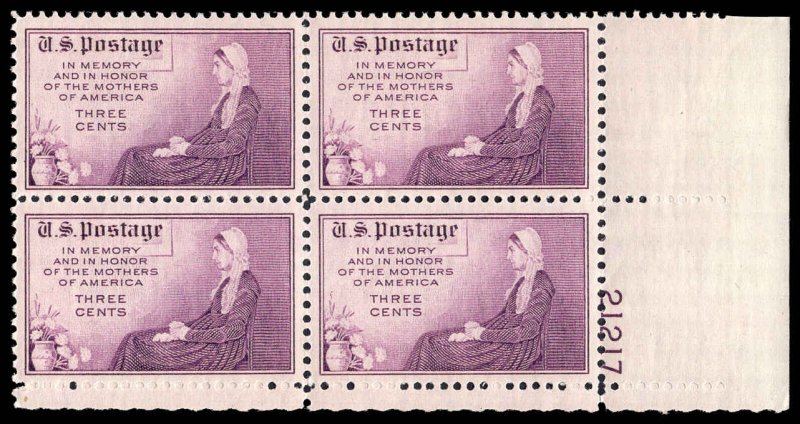 USA 737 Mint (NH) Plate Block of 4