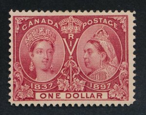 CANADA 61 MINT HINGED F-VF $1 JUBILEE