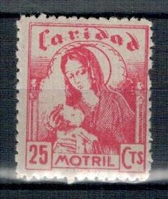 Spain Motril 1937 MNH Local Stamps Caridad Virgin Mary Civil War