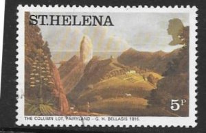 ST.HELENA SG321a 1976 5p LITHOGRAPHS OF ST.HELENA FINE USED