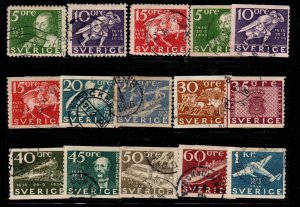 Sweden 248-262 Used Set