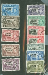 Tristan da Cunha #1-12 Used Single (Complete Set)