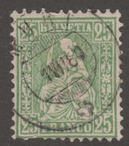 Switzerland 55a Helvetia 1867