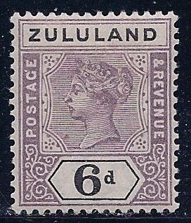 Zululand 1894 Scott 19 Queen Victoria MH