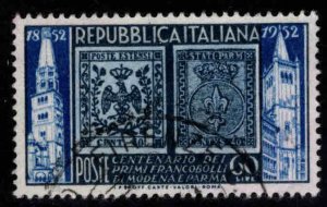 Italy Scott 603 Used 1952 Key stamp on stamp set