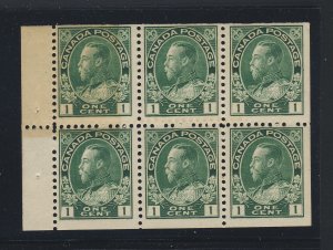 6x Canada WW1 Admiral Stamps #104a -1c BP of 6xMNH F/VF Guide Value= $45.00