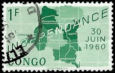 CONGO DR   #358 USED (5)