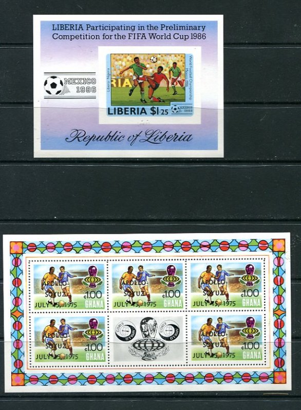 World Cup Soccer Football Germany 2 Souvenir Sheets MNH 8388