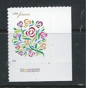 Scott#  4764a  unused  plate # single  