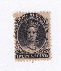 NOVA SCOTIA # 12-13 VF-MLH QUEEN VICTORIAN ISSUES 8.5cts,10cts,12.5cts