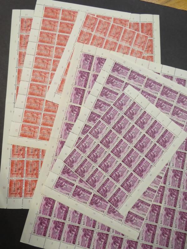 EDW1949SELL : INDONESIA-West Irian 1963 Sc #20-33. 175 Cplt sets VFMNH Cat $1295